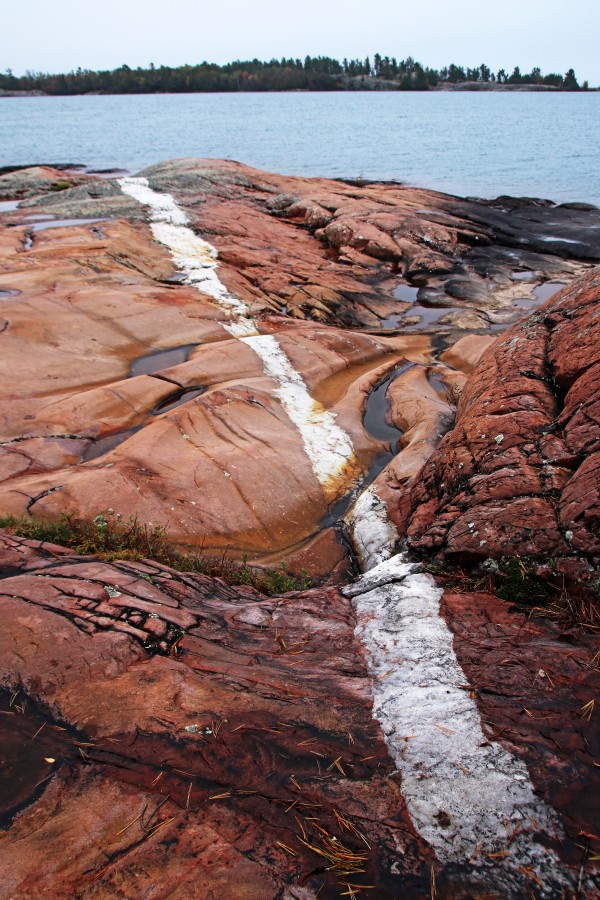 Quartz On Granite II by Deb Oppermann